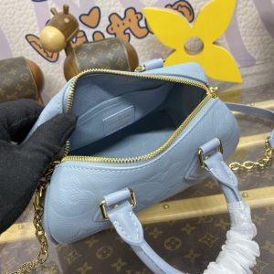 Replica Louis Vuitton Speedy Bandouliere 20 Sky Blue - authentic-look luxury purse replica