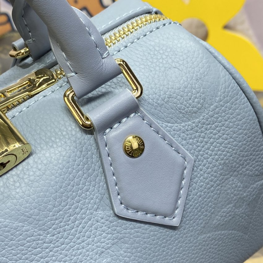 Replica Louis Vuitton Speedy Bandouliere 20 Sky Blue - high-end fake designer purse