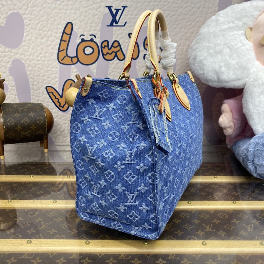 Replica LV OnTheGo Denim - premium 1:1 fake handbag model