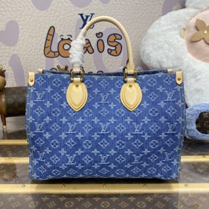 Replica LV OnTheGo Denim - high-accuracy replica luxury purse