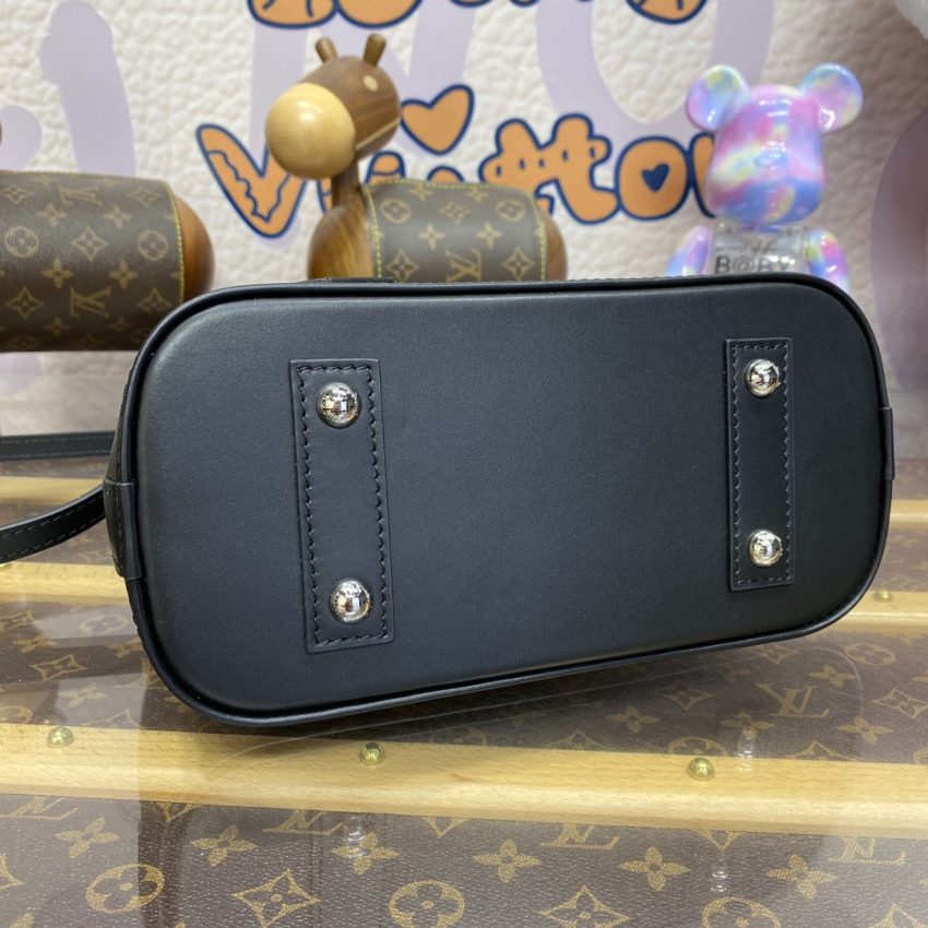 Replica Louis Vuitton Alma BB Black - near-authentic luxury replica handbag