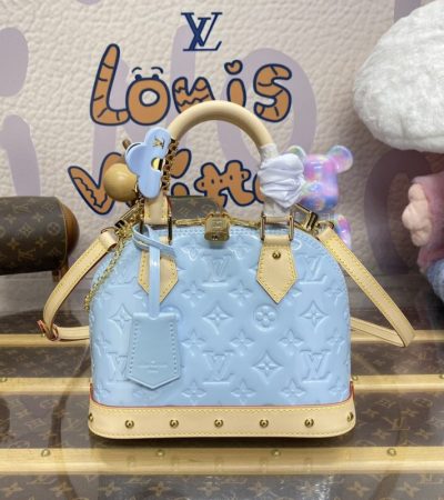 Replica Louis Vuitton Alma BB Light Blue - top-tier luxury replica shoulder bag