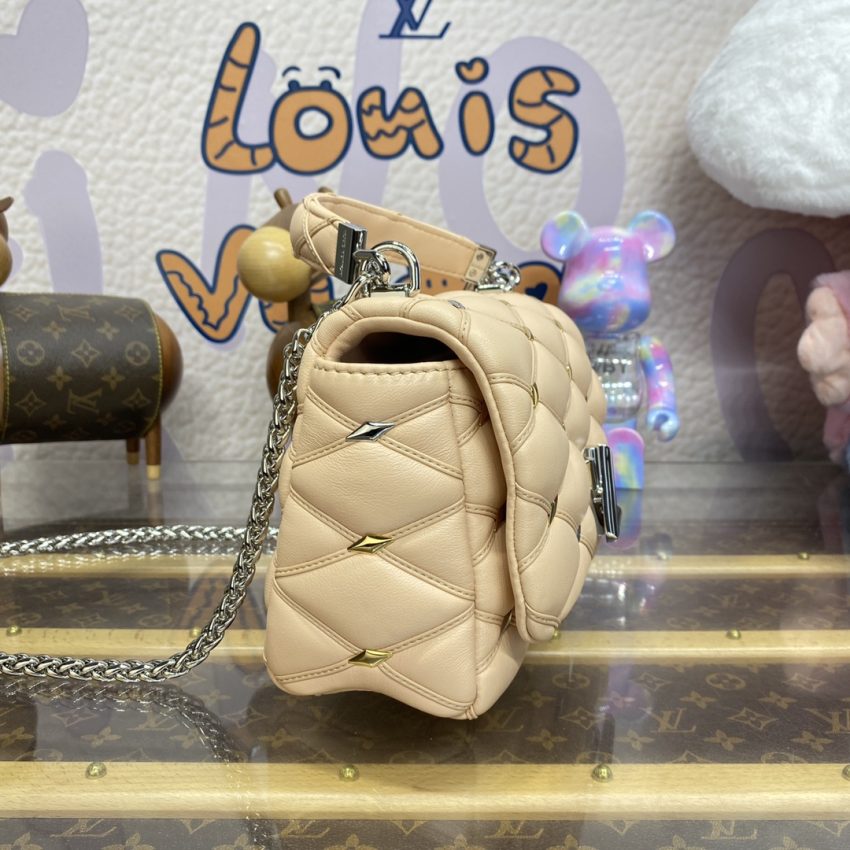 Replica Louis Vuitton Go-14 Apricot - high-accuracy replica luxury purse