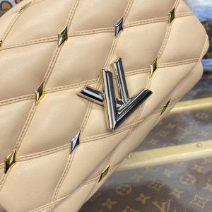 Replica Louis Vuitton Go-14 Apricot - top-tier luxury replica shoulder bag