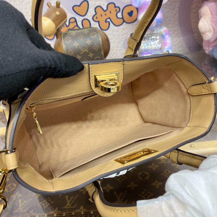 Replica Louis Vuitton On My Side PM Milk Tea - top-rated replica designer bag