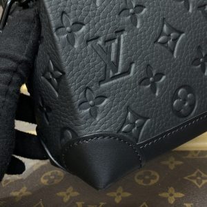 Replica Louis Vuitton Nano Steamer Black - premium 1:1 fake handbag model