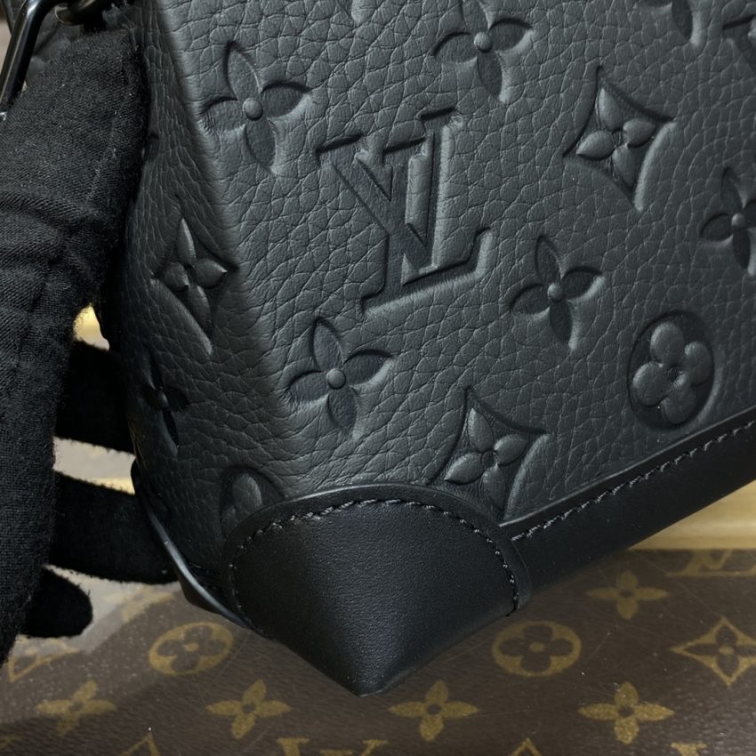 Replica Louis Vuitton Nano Steamer Black - premium 1:1 fake handbag model