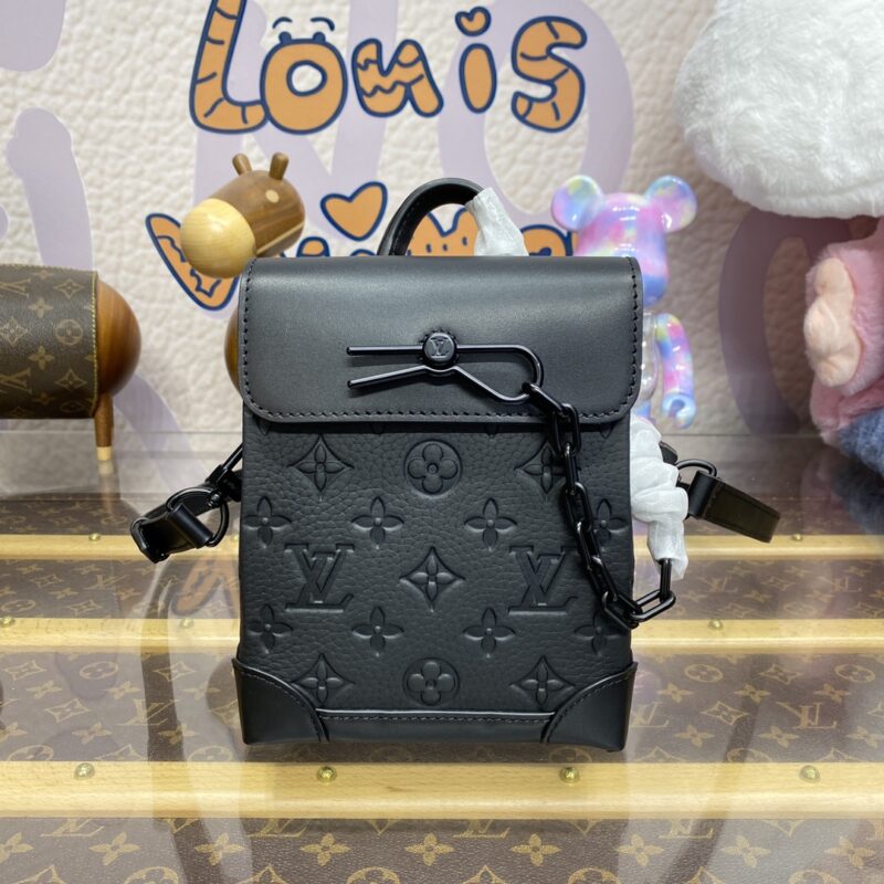 Replica Louis Vuitton Nano Steamer Black - premium-grade designer purse dupe