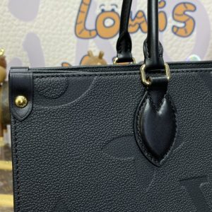 Replica LV OnTheGo Black - high-end fake designer purse