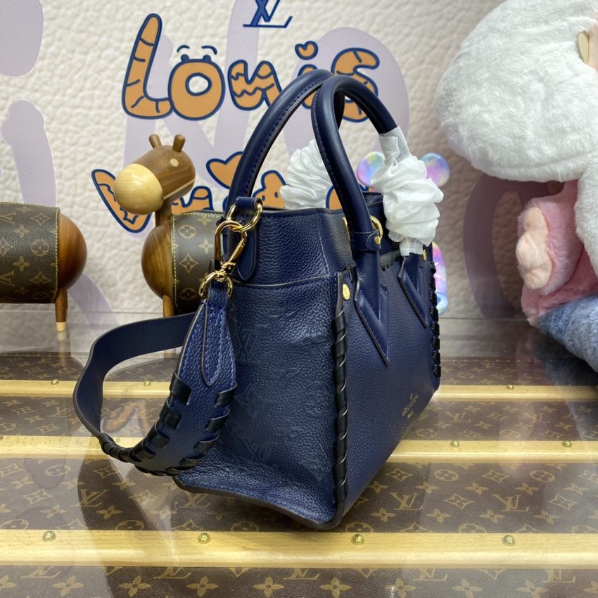 Replica Louis Vuitton On My Side PM Dark Blue - top-rated replica designer bag