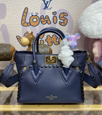 Replica Louis Vuitton On My Side PM Dark Blue - premium 1:1 fake handbag model