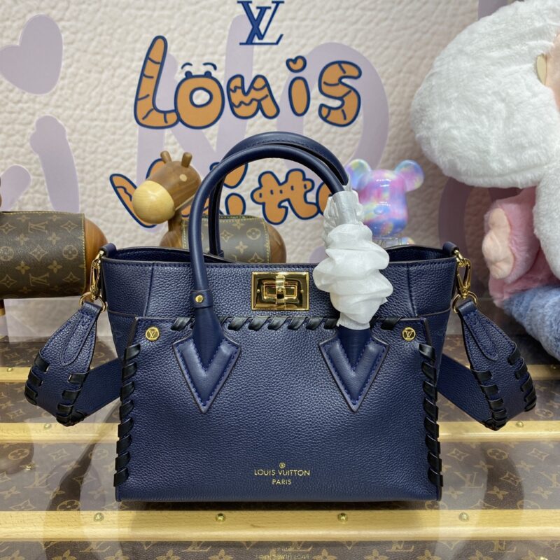Replica Louis Vuitton On My Side PM Dark Blue - premium 1:1 fake handbag model
