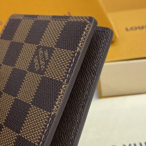 Replica Louis Vuitton Multiple Wallet Brown Grid - 1:1 designer replica handbag