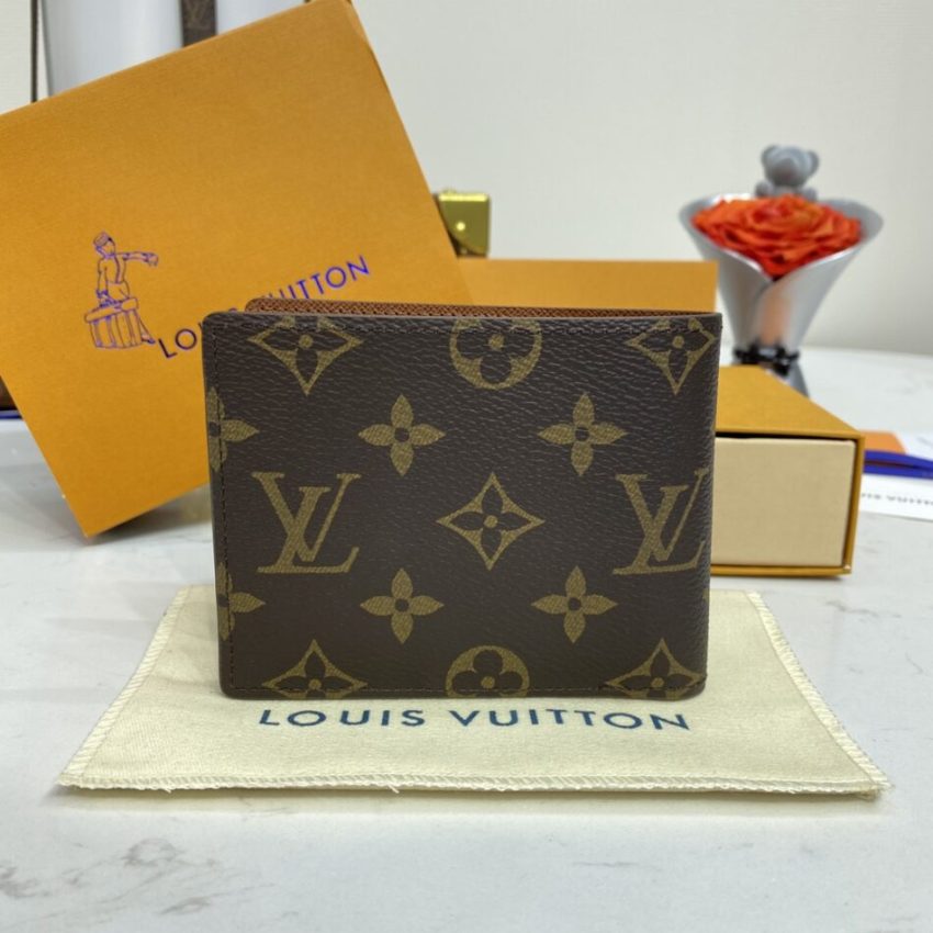 Replica Louis Vuitton Multiple Wallet Brown - near-authentic luxury replica handbag
