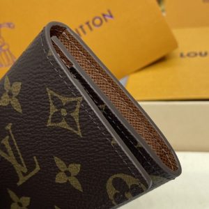 Replica Louis Vuitton Envelope Card Holder Brown - best quality luxury bag dupe