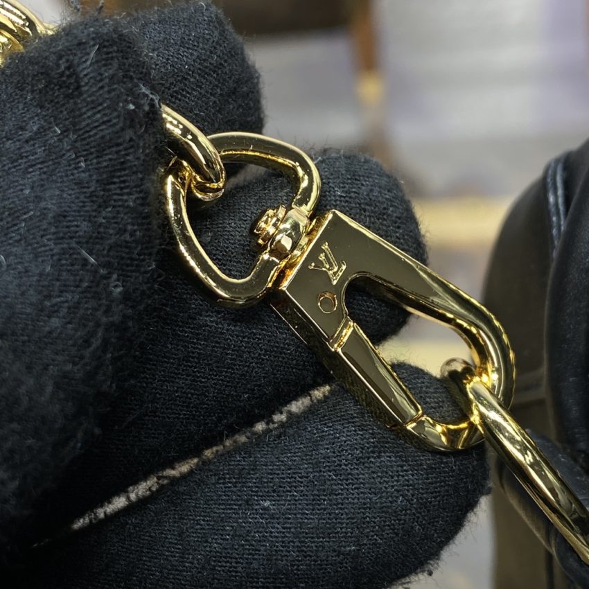 Replica Louis Vuitton Speedy Bandouliere 20 Black - top-tier luxury replica shoulder bag