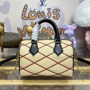 Replica Louis Vuitton Speedy Bandouliere 20 Beige - top-tier luxury replica shoulder bag