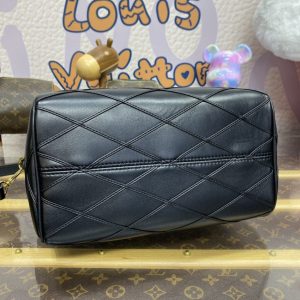 Replica Louis Vuitton Speedy Bandouliere 25 Full Black - high-quality designer bag clone