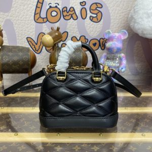 Replica Louis Vuitton Alma Nano Black - top-rated replica designer bag