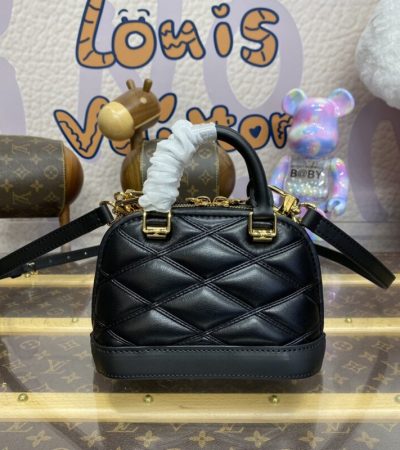 Replica Louis Vuitton Alma Nano Black - top-rated replica designer bag