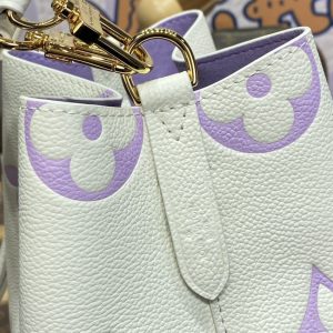 Replica Louis Vuitton NeoNoe BB Bag White-Purple - elite superclone designer purse