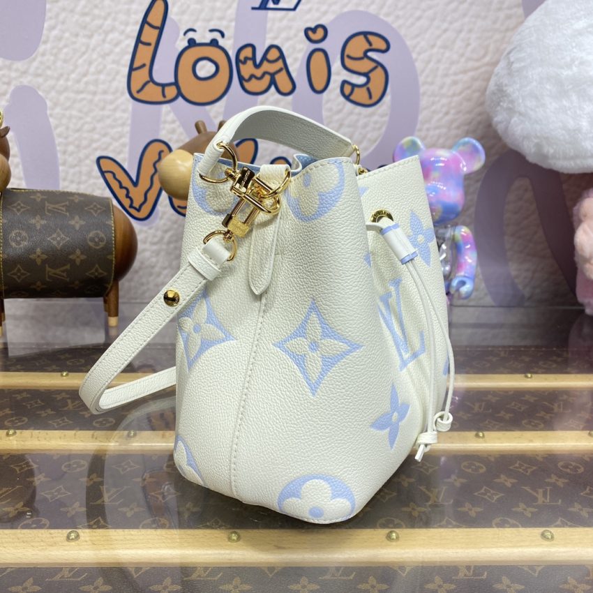 Replica Louis Vuitton NeoNoe BB White Sky Blue - best-selling designer handbag dupe