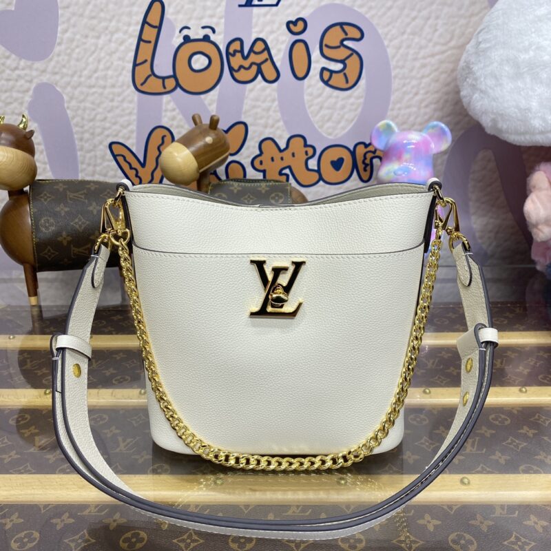 Replica Louis Vuitton Lock and Walk Beige - high-end fake designer purse
