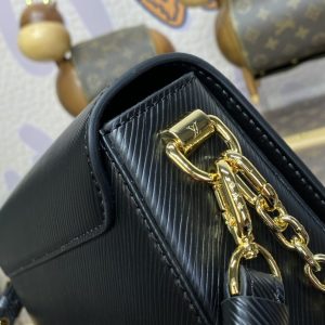 Replica Louis Vuitton Twist West Pochette Black - premium 1:1 fake handbag model