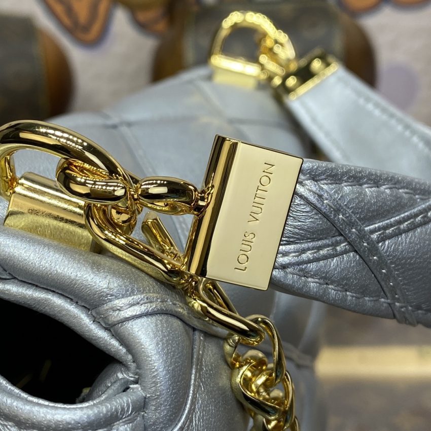 Replica Louis Vuitton Go-14 Silver - top-tier luxury replica shoulder bag