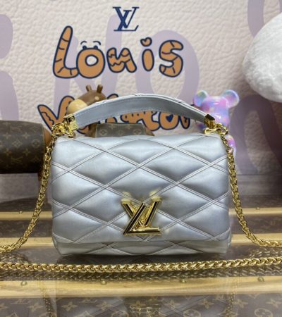 Replica Louis Vuitton Go-14 Silver - 1:1 designer replica handbag
