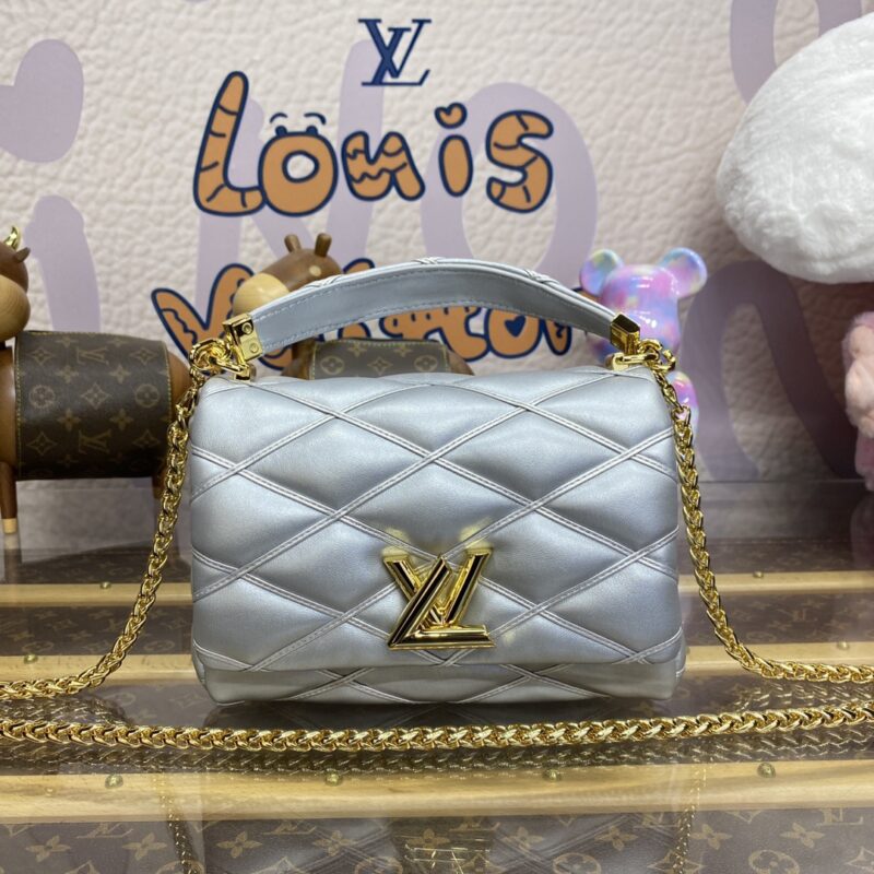 Replica Louis Vuitton Go-14 Silver - 1:1 designer replica handbag