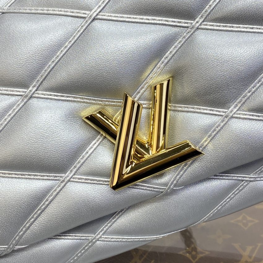 Replica Louis Vuitton Go-14 Silver - top-tier luxury replica shoulder bag