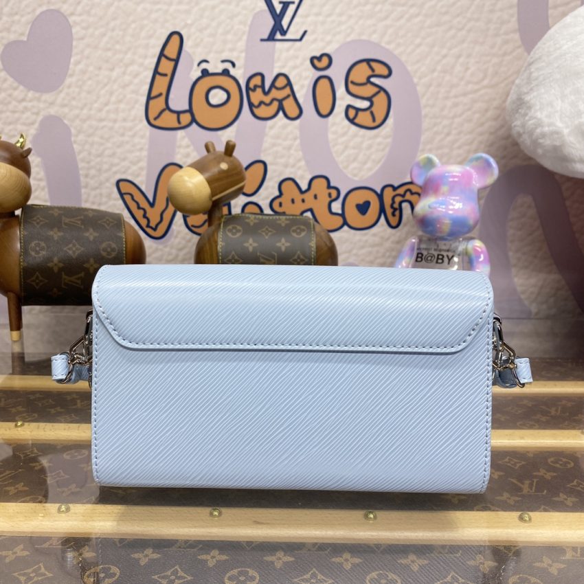 Replica Louis Vuitton Twist West Pochette Blue - realistic designer-inspired fake bag