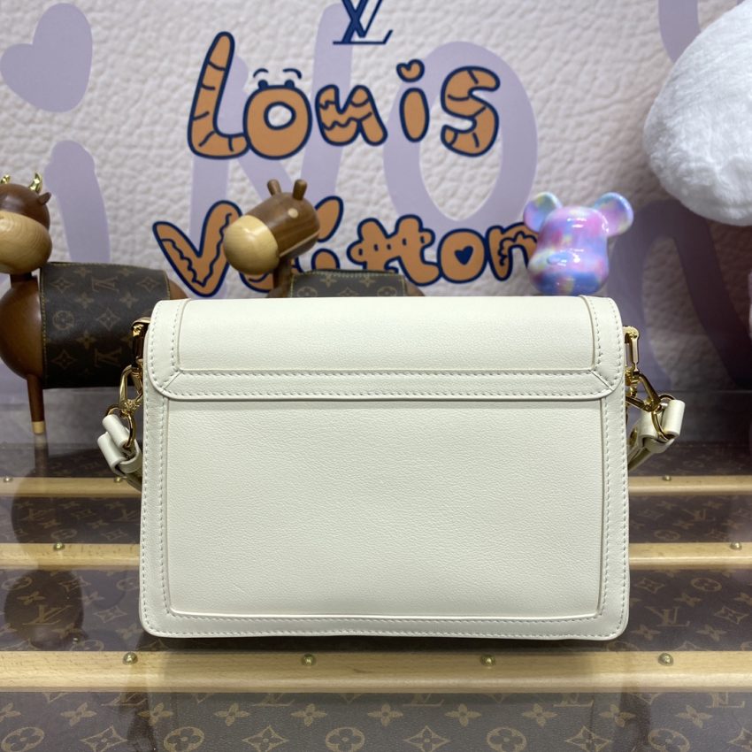 Replica Louis Vuitton Dauphine MM White - high-accuracy replica luxury purse