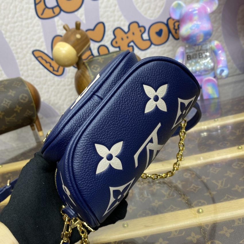 Replica Louis Vuitton Bumbag Mini Blue - premium-grade designer purse dupe
