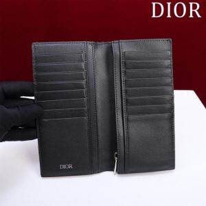 Replica Dior Long Jacquard Wallet White - high-end fake designer purse