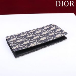 Replica Dior Long Jacquard Wallet White - high-accuracy replica luxury purse