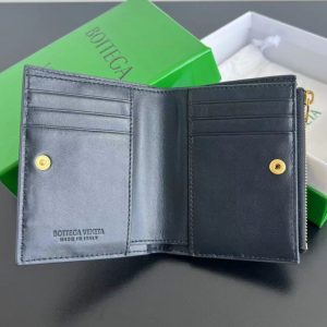 Replica Bottega Veneta Bifold Zipper Wallet - high-accuracy replica luxury purse