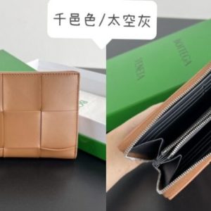 Replica Bottega Veneta Cassette Zip Wallet - best quality luxury bag dupe