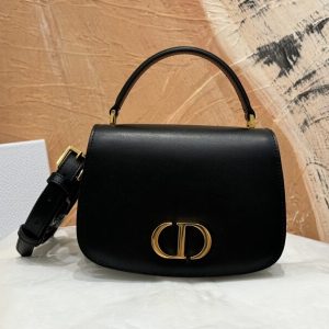 Replica Dior 30 Montaigne Avenue Top Handle Black - near-authentic luxury replica handbag