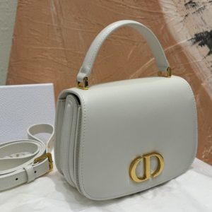 Replica Dior 30 Montaigne Avenue Top Handle White - ultra-realistic fake designer tote
