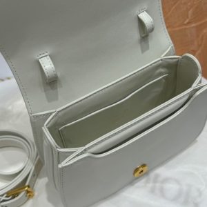 Replica Dior 30 Montaigne Avenue Top Handle White - 1:1 designer replica handbag