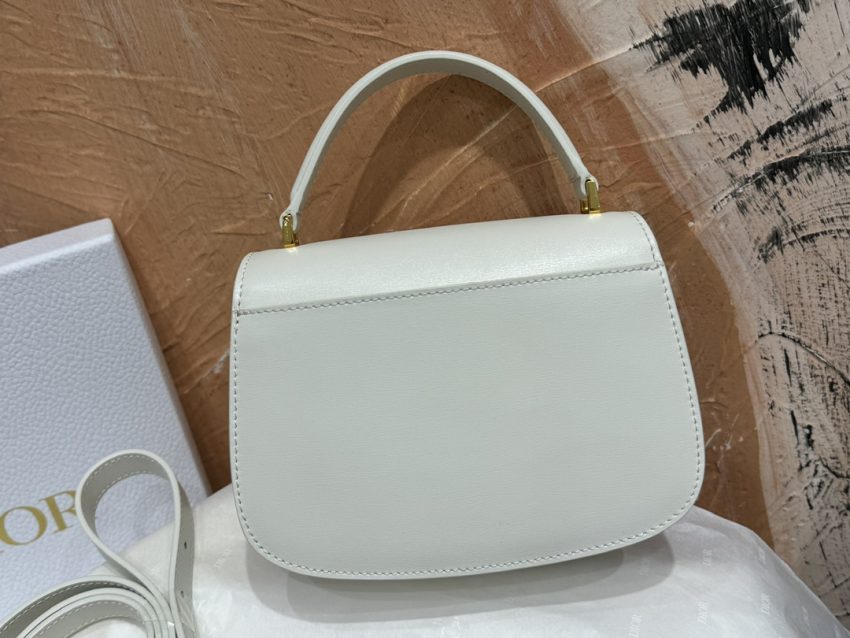 Replica Dior 30 Montaigne Avenue Top Handle White - high-accuracy replica luxury purse