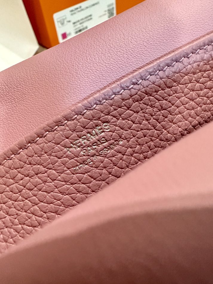 Replica Hermes Halzan Pink - best quality luxury bag dupe