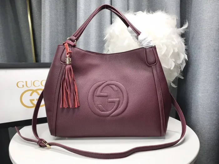 Replica GUCCI SOHO INTERLOCKING G - high-end fake designer purse
