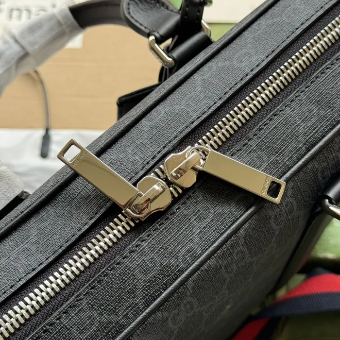 Replica GUCCI GG BLACK BRIEFCASE - high-quality designer bag clone