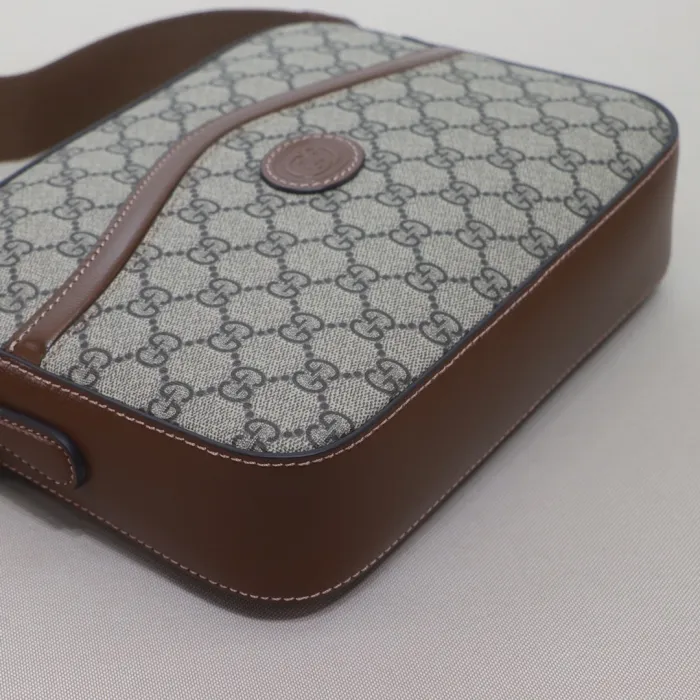 Replica GUCCI MESSENGER BAG WITH INTERLOCKING G - elite superclone designer purse