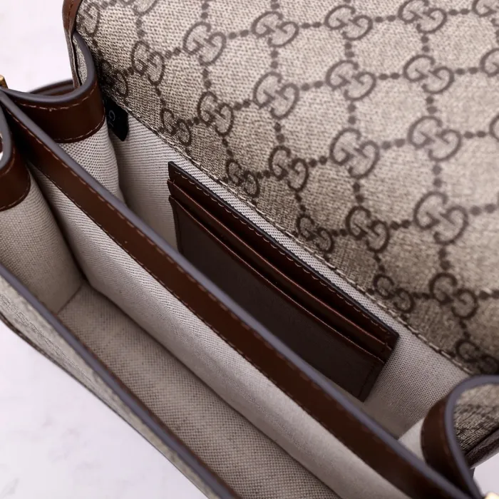 Replica GUCCI MINI CROSSBODY BAG WITH INTERLOCKING G - authentic-look luxury purse replica