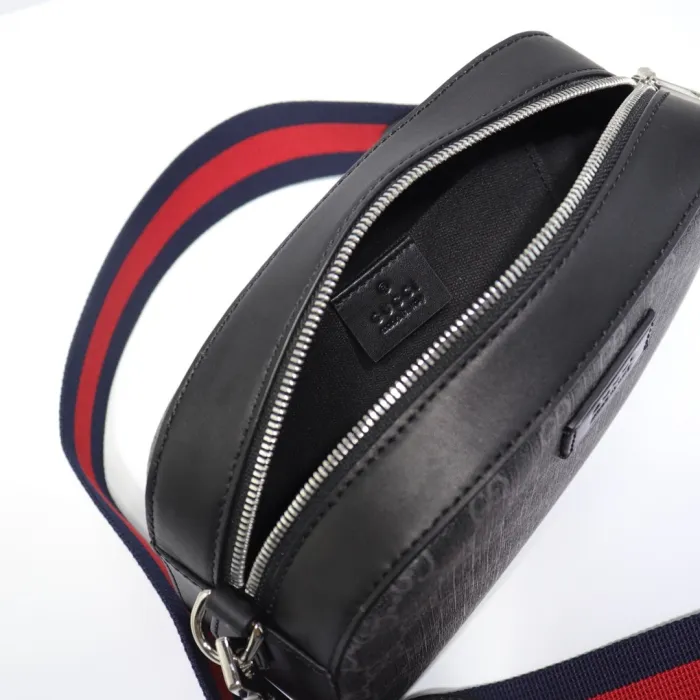 Replica GUCCI BLACK CROSSBODY BAG - top-rated replica designer bag