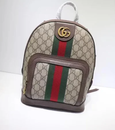 Replica GUCCI OPHIDIA GG SMALL BACKPACK - high-end fake designer purse